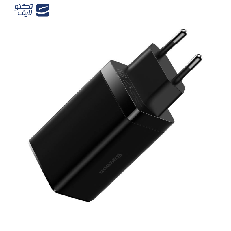 شارژر دیواری 65 وات بیسوس مدل GaN3 Pro-65W به همراه کابل USB-C شارژر دیواری 65 وات بیسوس مدل GaN3 Pro-65W به همراه کابل USB-C