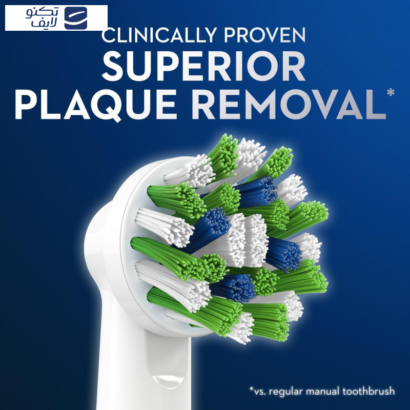 سری یدک مسواک برقی اورال-بی مدل Cross Action Clean Maximiser بسته 4 عددی سری یدک مسواک برقی اورال-بی مدل Cross Action Clean Maximiser بسته 4 عددی