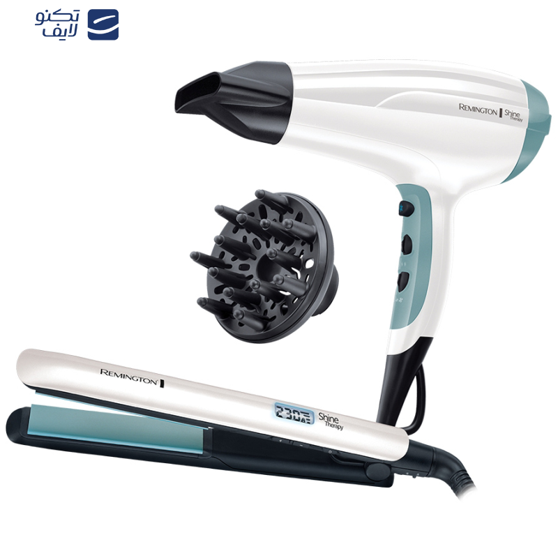 اتو مو و سشوار رمینگتون مدل Shine Therapy S8500GP اتو مو و سشوار رمینگتون مدل Shine Therapy S8500GP