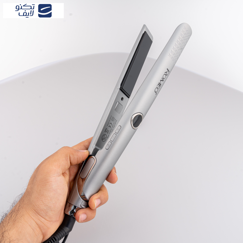 اتو و حالت دهنده ی مو حرفه ای رومئو مدل RM-5555 به همراه فر کننده مو اتو و حالت دهنده ی مو حرفه ای رومئو مدل RM-5555 به همراه فر کننده مو