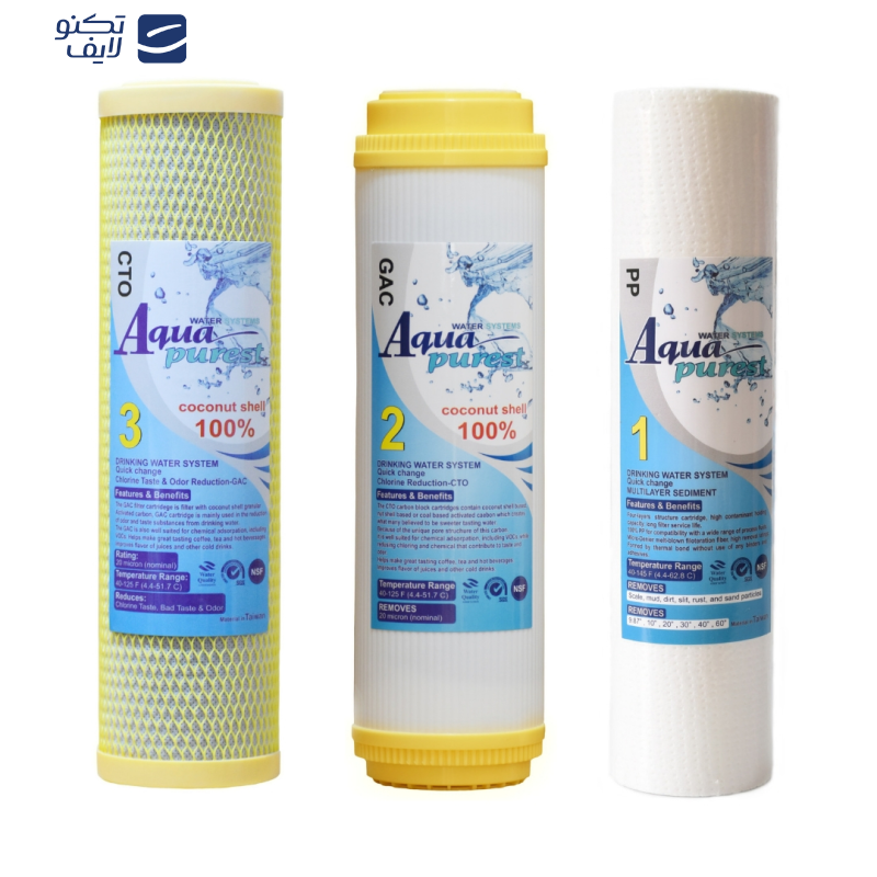 فیلتر دستگاه تصفیه آب آکوا پیورست مدل GOLDEN-ALKALINE 06 مجموعه 6 عددی فیلتر دستگاه تصفیه آب آکوا پیورست مدل GOLDEN-ALKALINE 06 مجموعه 6 عددی