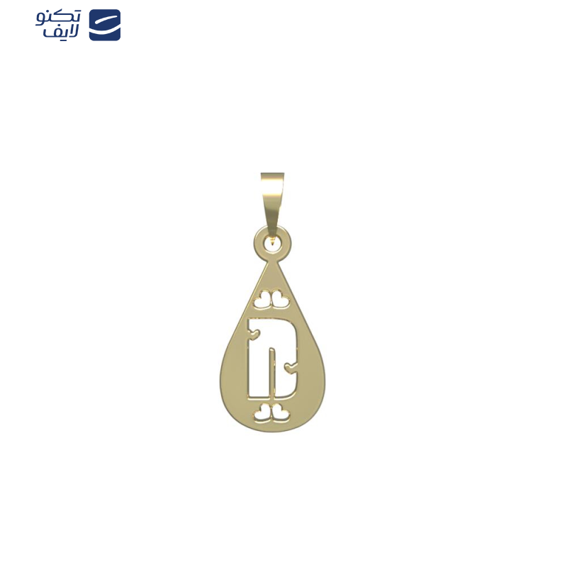 آویز گردنبند طلا 18 عیار زنانه مدوپد مدل D حرف کد PA1-14740 آویز گردنبند طلا 18 عیار زنانه مدوپد مدل D حرف کد PA1-14740