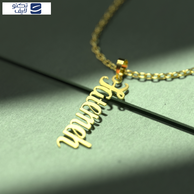 گردنبند طلا 18 عیار زنانه مدوپد مدل fatemeh