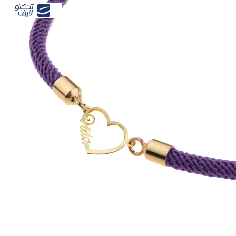 دستبند طلا 18 عیار زنانه مدوپد مدل اسم ویدا vida کد DB26-10569