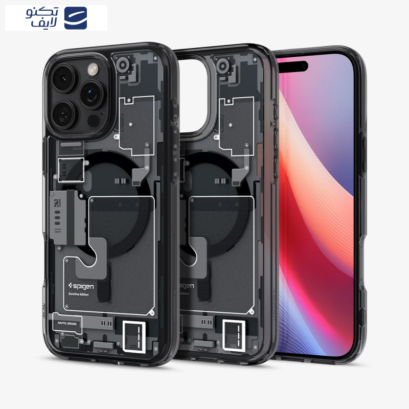 کاور اسپیگن مدل Ultra Hybrid Zero One مناسب برای گوشی موبایل اپل iphone 16 Pro Max