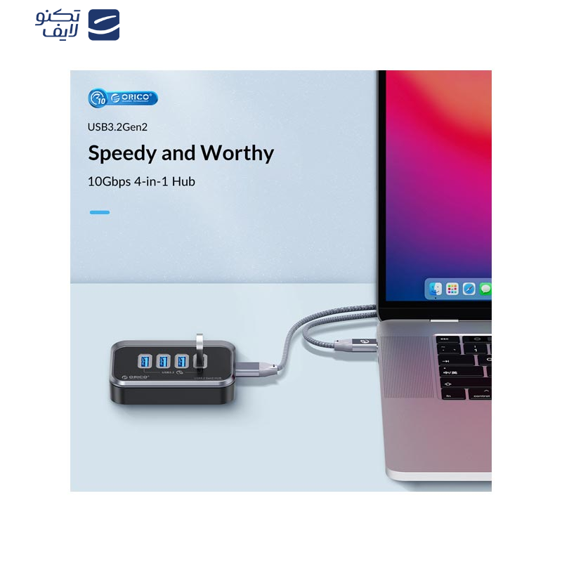 هاب 4 پورت USB اوریکو مدل M34A-G2-05 هاب 4 پورت USB اوریکو مدل M34A-G2-05