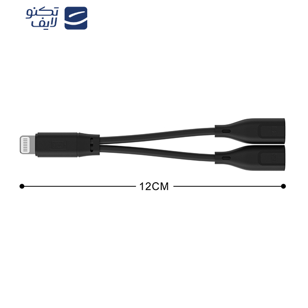 مبدل لایتنینگ 1 به 2 کامیکا مدل DUC-LN طول 0.12 متر مبدل لایتنینگ 1 به 2 کامیکا مدل DUC-LN طول 0.12 متر