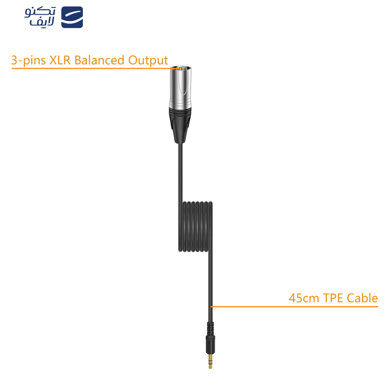 کابل میکروفون بنون به کنون کامیکا مدل CVM-D-XLR کابل میکروفون بنون به کنون کامیکا مدل CVM-D-XLR