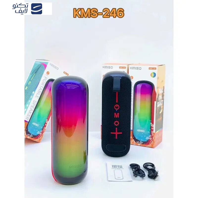 اسپیکر بلوتوثی قابل حمل کیمیسو مدل KMS-246 اسپیکر بلوتوثی قابل حمل کیمیسو مدل KMS-246