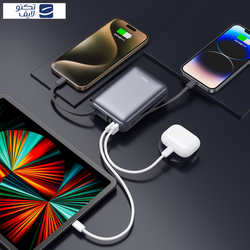 پاوربانک هیسکا مدل HP-224PD ظرفیت 20000 میلی آمپر ساعت