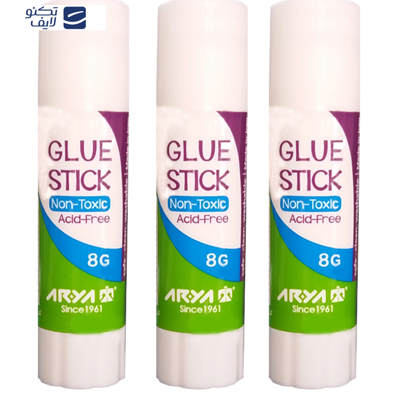 چسب ماتیکی آریا کد 8004 بسته 3 عددی