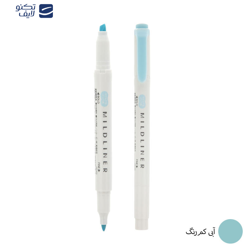 ماژیک علامت گذار زبرا مدل Mildliner بسته 10 عددی