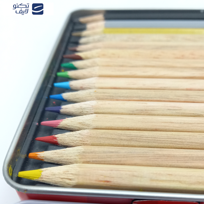 مداد رنگی 15رنگ آریا طرح قلعه مدل 3021 مداد رنگی 15رنگ آریا طرح قلعه مدل 3021