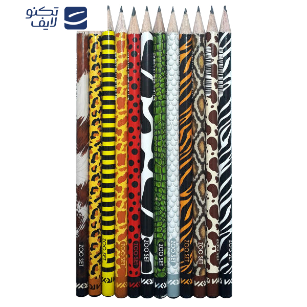 مداد مشکی آریا مدل ZOO SET کد L3035 بسته 12 عددی مداد مشکی آریا مدل ZOO SET کد L3035 بسته 12 عددی