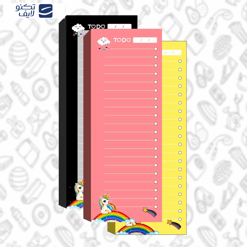 دفترچه یادداشت مستر راد مدل to do list طرح اسب تک شاخ کد uniqurn 1714 دفترچه یادداشت مستر راد مدل to do list طرح اسب تک شاخ کد uniqurn 1714