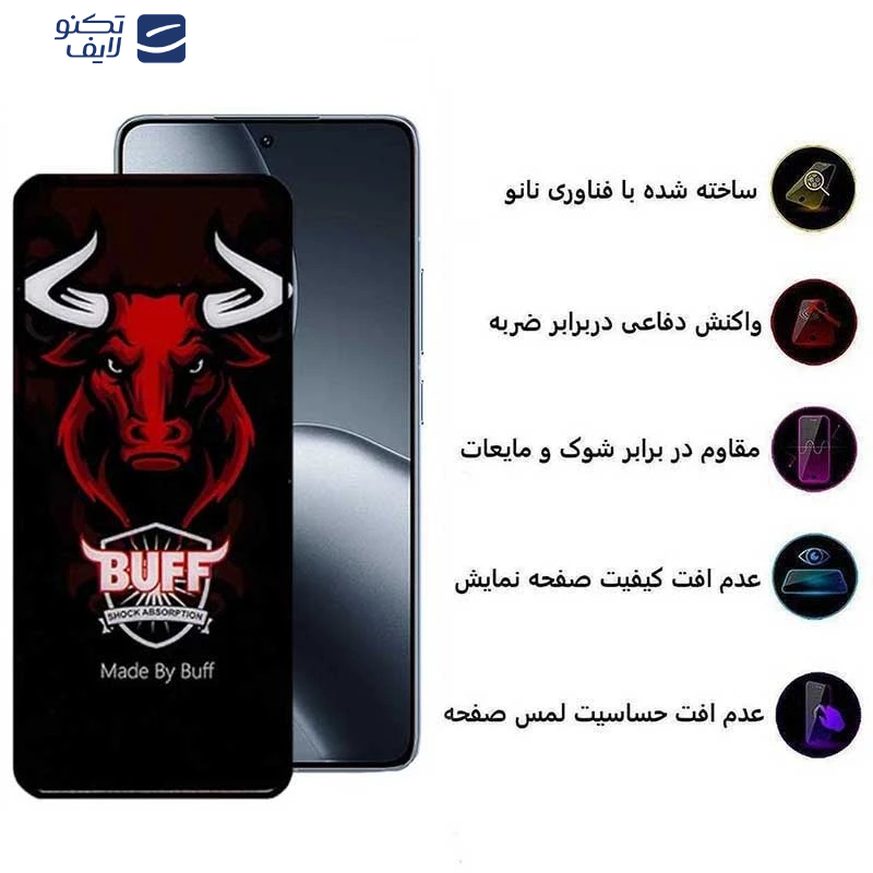 محافظ صفحه نمایش بوف مدل Ceramic Pro-مناسب برای گوشی موبایل شیائومی Poco F7 Ultra /F7 Pro /15s Pro