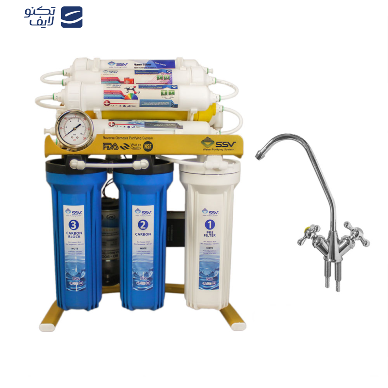 دستگاه تصفیه کننده آب اس اس وی مدل GoldenBlue 2W X1150 به همراه شیر تصفیه آب دستگاه تصفیه کننده آب اس اس وی مدل GoldenBlue 2W X1150 به همراه شیر تصفیه آب