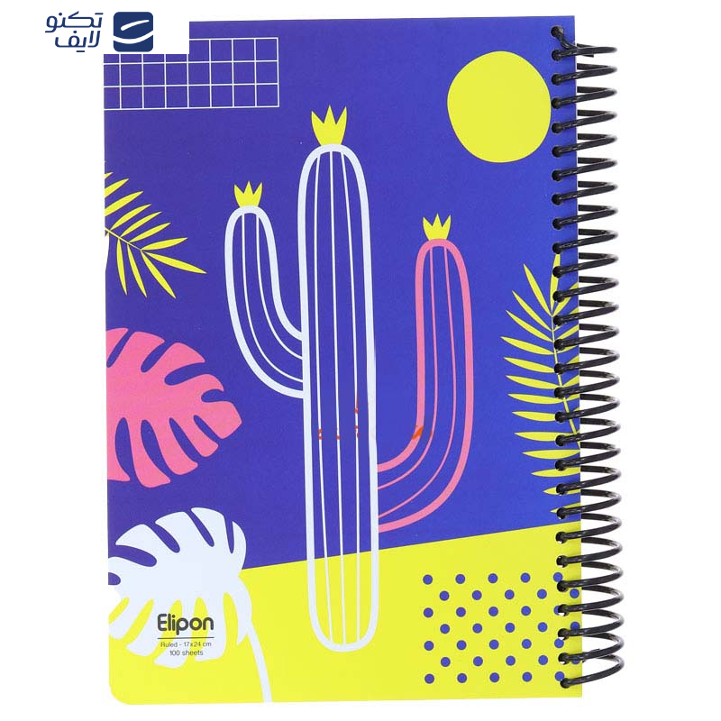 دفتر مشق 100 برگ الیپون مدل 2423268 کد 166683