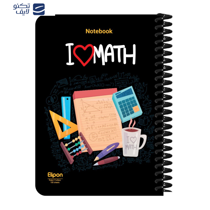 دفتر مشق 100 برگ الیپون کد 2431607
