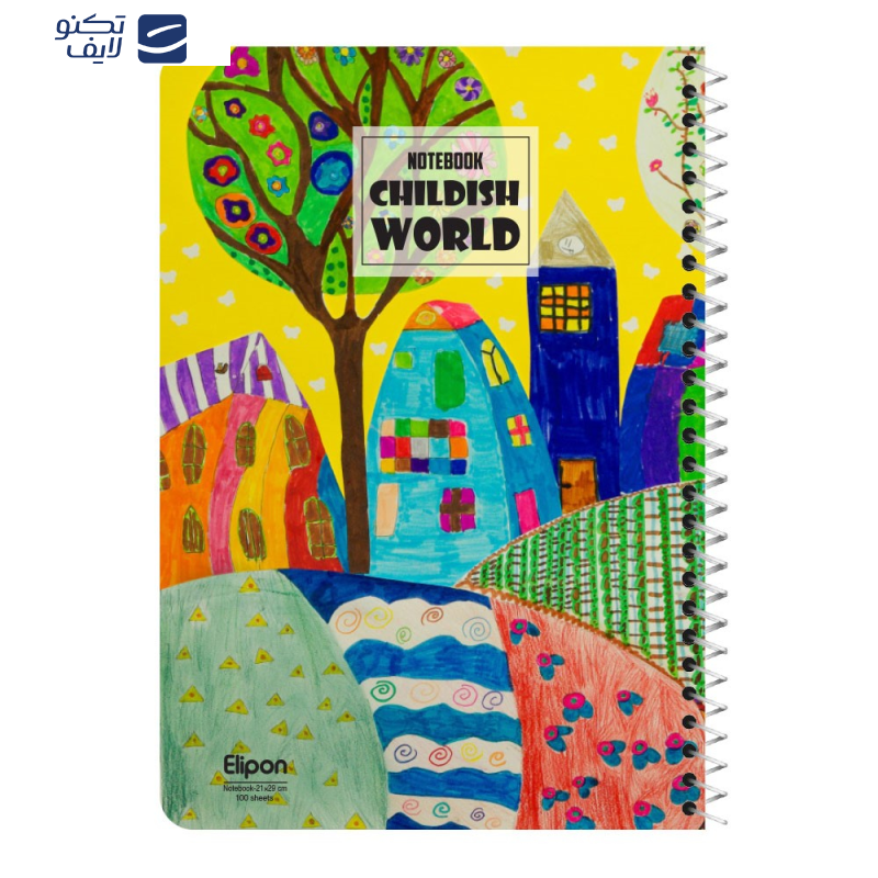 دفتر مشق 100 برگ الیپون کد 2411601 دفتر مشق 100 برگ الیپون کد 2411601