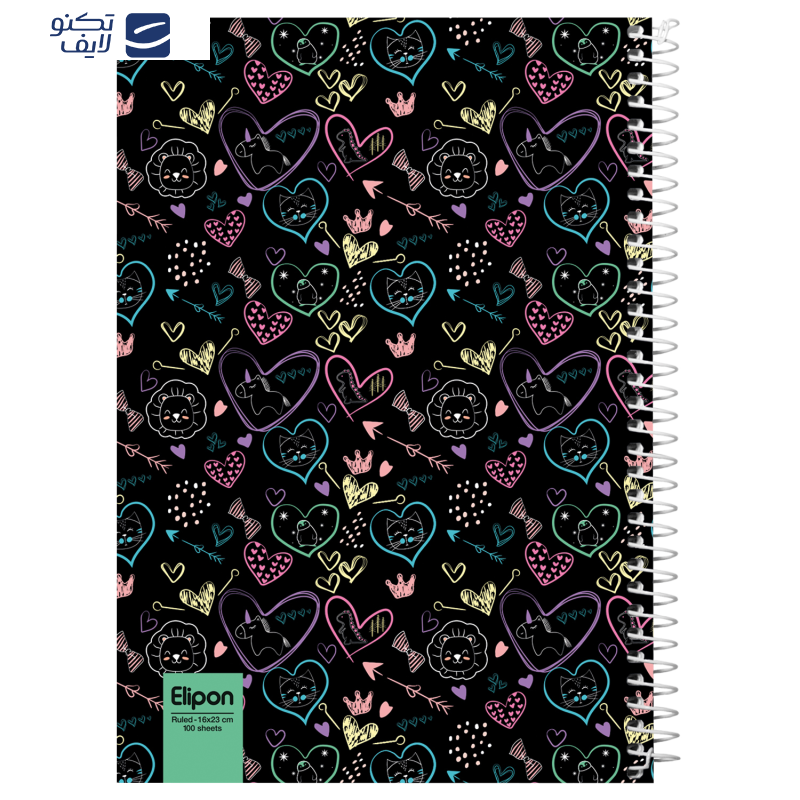 دفتر مشق 100 برگ الیپون کد 2413249 دفتر مشق 100 برگ الیپون کد 2413249