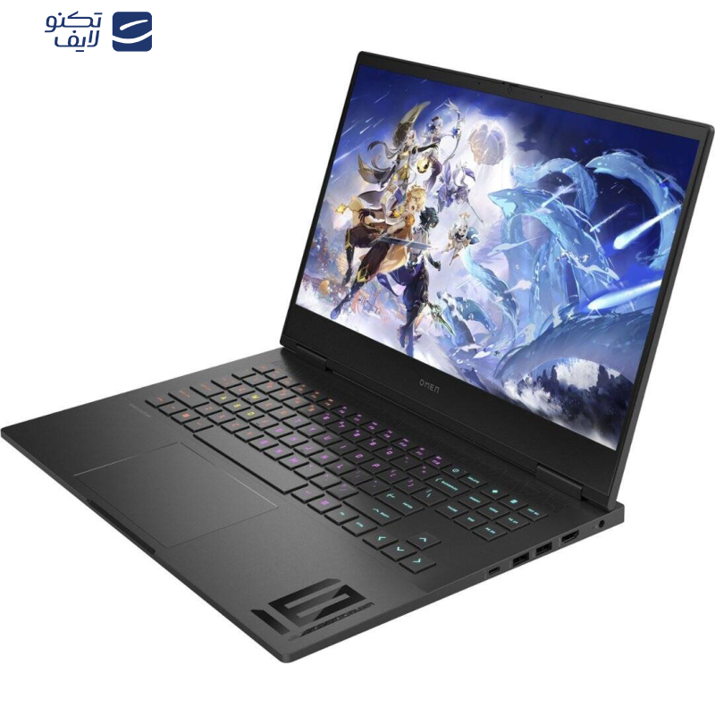 لپ تاپ 16.1 اینچی اچ‌ پی مدل OMEN 16-wd0073dx-i7 13620H-16GB DDR5 5200MHz-1TB SSD-RTX4060 8GB-FHD 165Hz-W
