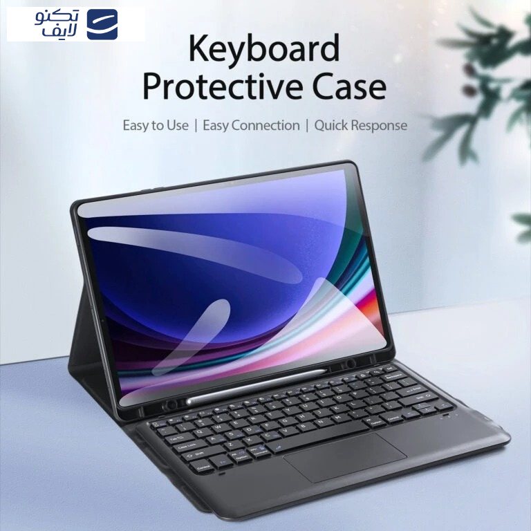 کیف کیبورددار دوکس دوکیس مدل TK مناسب برای تبلت Samsung Galaxy Tab S9 Plus-12.4 Inch کیف کیبورددار دوکس دوکیس مدل TK مناسب برای تبلت Samsung Galaxy Tab S9 Plus-12.4 Inch