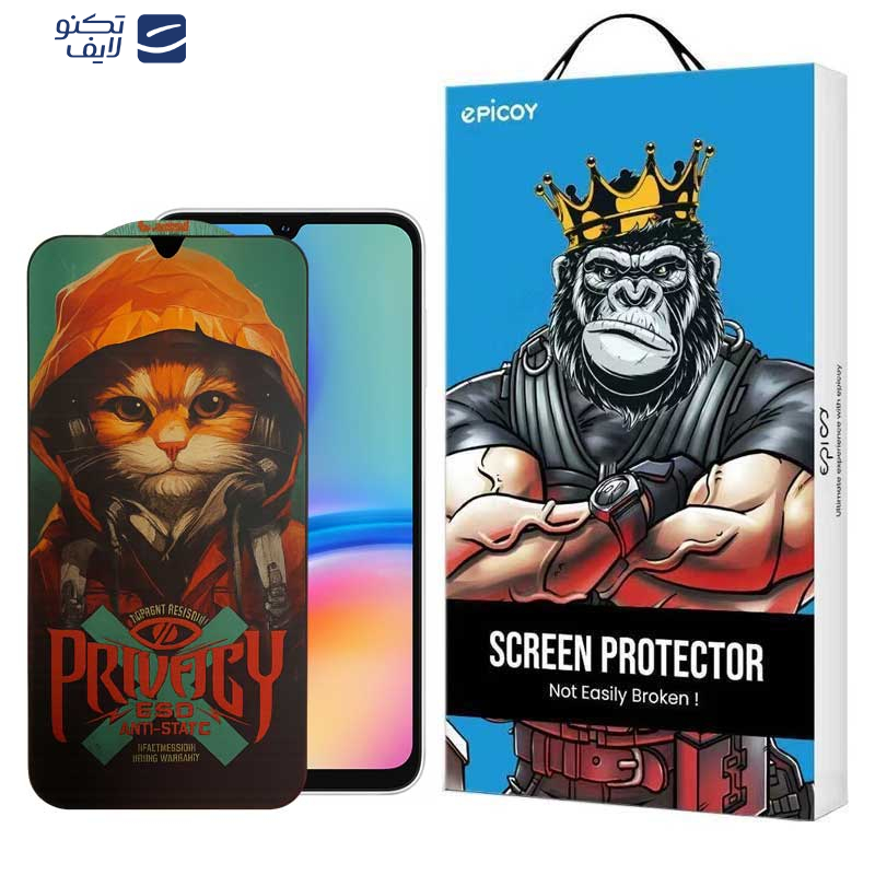 محافظ صفحه نمایش حریم شخصی اپیکوی مدل Privacy Hoodie Cat مناسب برای گوشی موبایل سامسونگ Galaxy A06s محافظ صفحه نمایش حریم شخصی اپیکوی مدل Privacy Hoodie Cat مناسب برای گوشی موبایل سامسونگ Galaxy A06s
