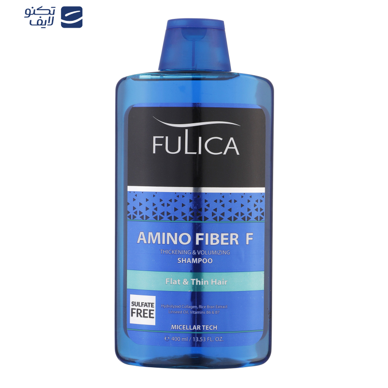 شامپو تقویتکننده مو فولیکا مدل Amino Fiber مناسب موهای نازک حجم 400 میلیلیتر شامپو تقویتکننده مو فولیکا مدل Amino Fiber مناسب موهای نازک حجم 400 میلیلیتر