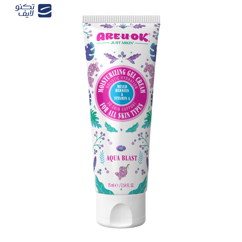 ژل آبرسان آریواُکی مدل Mixed Berries And Vitamin A حجم 75 میلیلیتر ژل آبرسان آریواُکی مدل Mixed Berries And Vitamin A حجم 75 میلیلیتر
