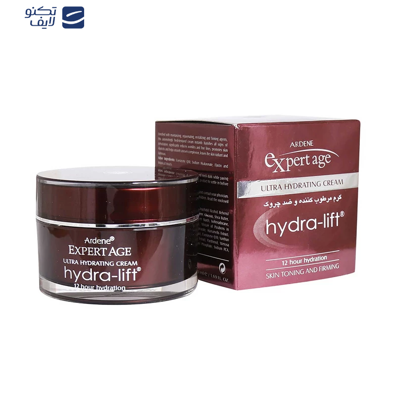 کرم مرطوب‌کننده و ضدچروک آردن اکسپرت ایج مدل Hydra-lift حجم 50 میلی‌لیتر