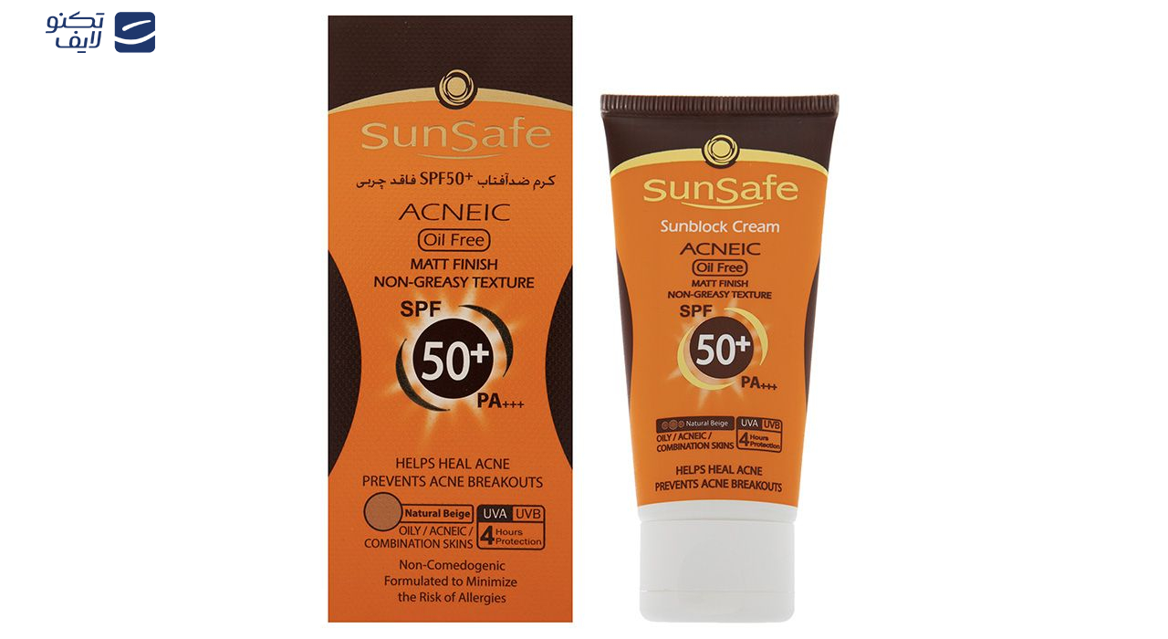 کرم ضد آفتاب سان سیف مدل Acneic حجم 50 میلی لیتر کرم ضد آفتاب سان سیف مدل Acneic حجم 50 میلی لیتر