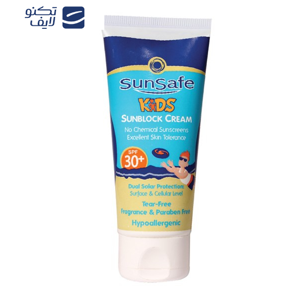 کرم ضد آفتاب کودکان سان سیف SPF30 مقدار 50 گرم کرم ضد آفتاب کودکان سان سیف SPF30 مقدار 50 گرم