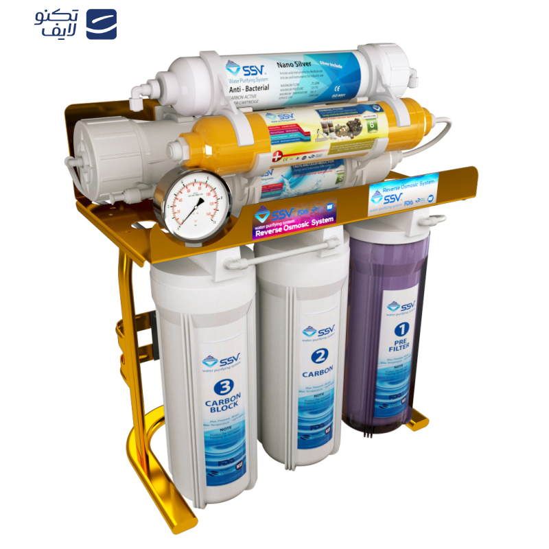 دستگاه تصفیه کننده آب خانگی اس اس وی مدل MaxGold X730 دستگاه تصفیه کننده آب خانگی اس اس وی مدل MaxGold X730