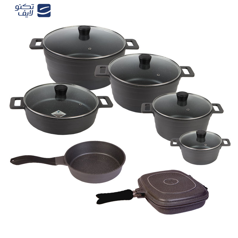 سرویس پخت و پز 13 پارچه تکنو مدل اورس سرویس پخت و پز 13 پارچه تکنو مدل اورس