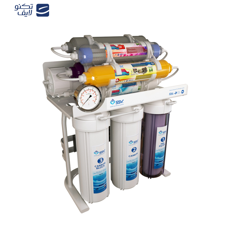 دستگاه تصفیه آب اس اس وی مدل SuperTec 2W X1000 به همراه شیر دوکاره دستگاه تصفیه آب اس اس وی مدل SuperTec 2W X1000 به همراه شیر دوکاره