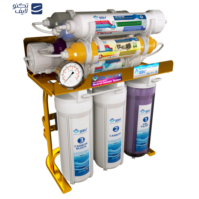 دستگاه تصفیه کننده آب اس اس وی مدل MaxGold 2W X1150 به همراه دستگاه تصفیه آب و فیلتر تصفیه آب بسته 3 عددی دستگاه تصفیه کننده آب اس اس وی مدل MaxGold 2W X1150 به همراه دستگاه تصفیه آب و فیلتر تصفیه آب بسته 3 عددی