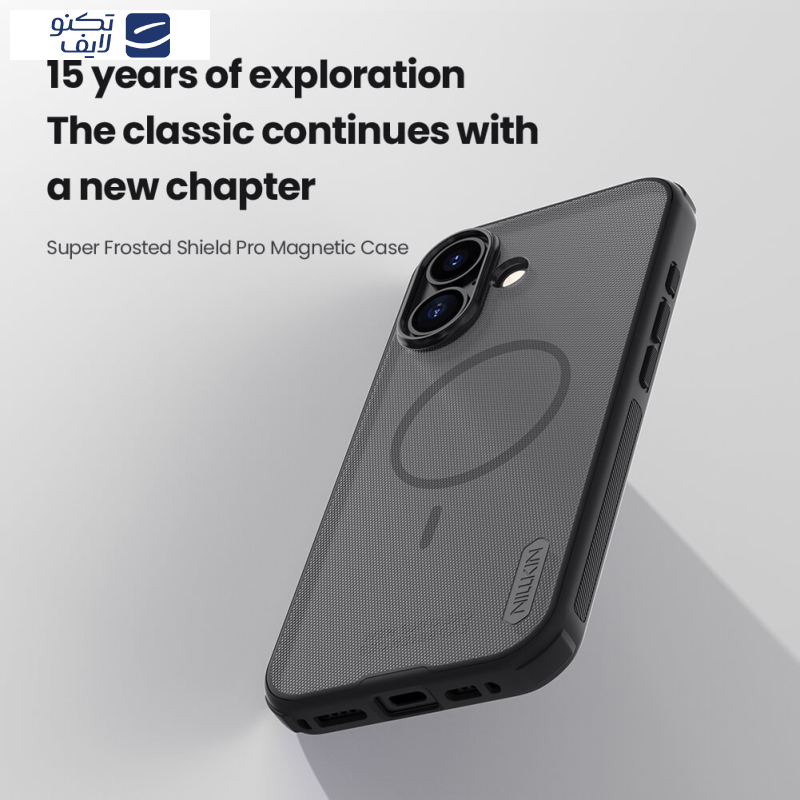 کاور نیلکین مدل Super Frosted Shield Pro Magnetic MagSafe مناسب برای گوشی موبایل اپل iPhone 17 کاور نیلکین مدل Super Frosted Shield Pro Magnetic MagSafe مناسب برای گوشی موبایل اپل iPhone 17