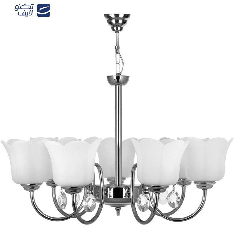 لوستر چشمه نور 7 شعله کد A856/7-O   لوستر چشمه نور 7 شعله کد A856/7-O