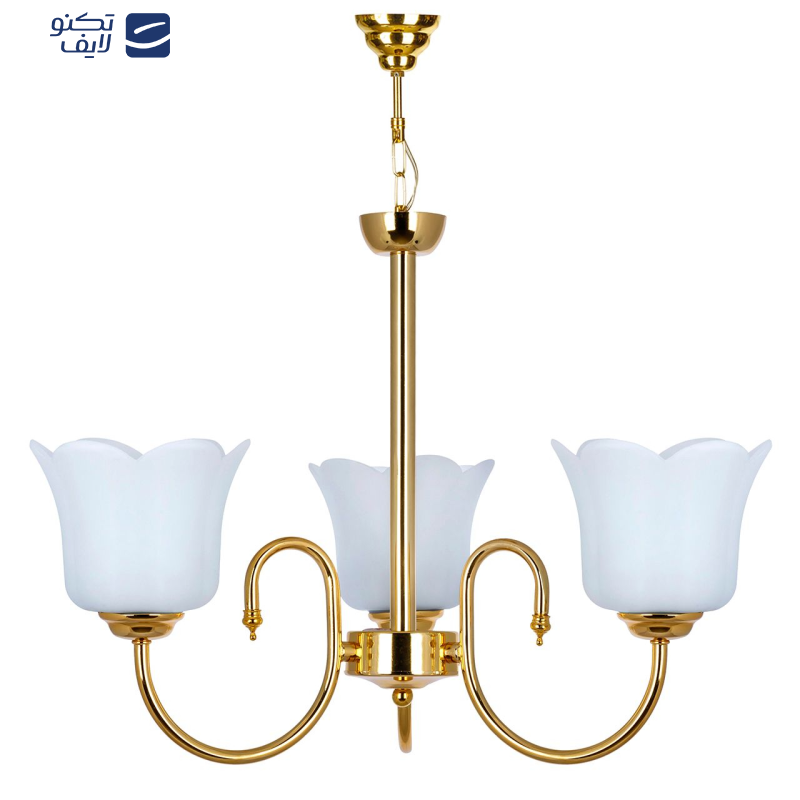 لوستر 3 شعله چشمه نور کد 856.3