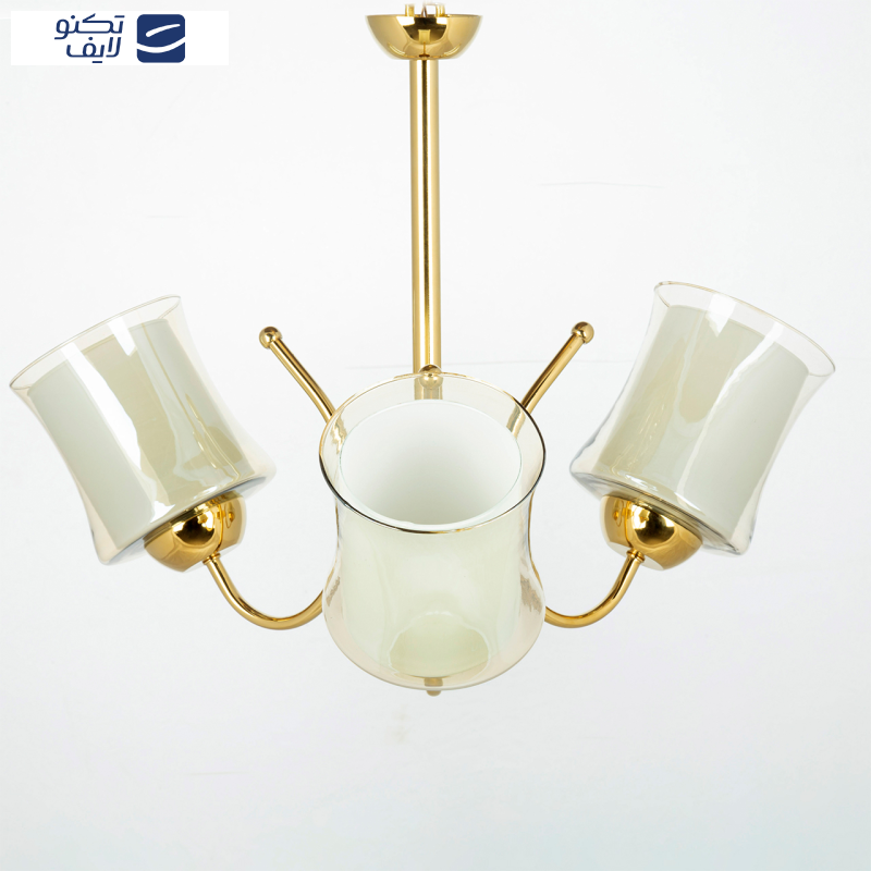 لوستر 3 شعله چشمه نور کد A825/3-G