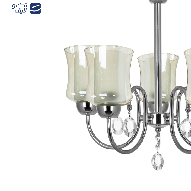 لوستر آویز پنج شعله چشمه نور کد 811/5  لوستر آویز پنج شعله چشمه نور کد 811/5