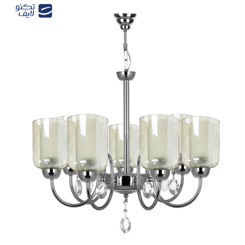 لوستر آویز هفت شعله چشمه نور کد A812/7-O