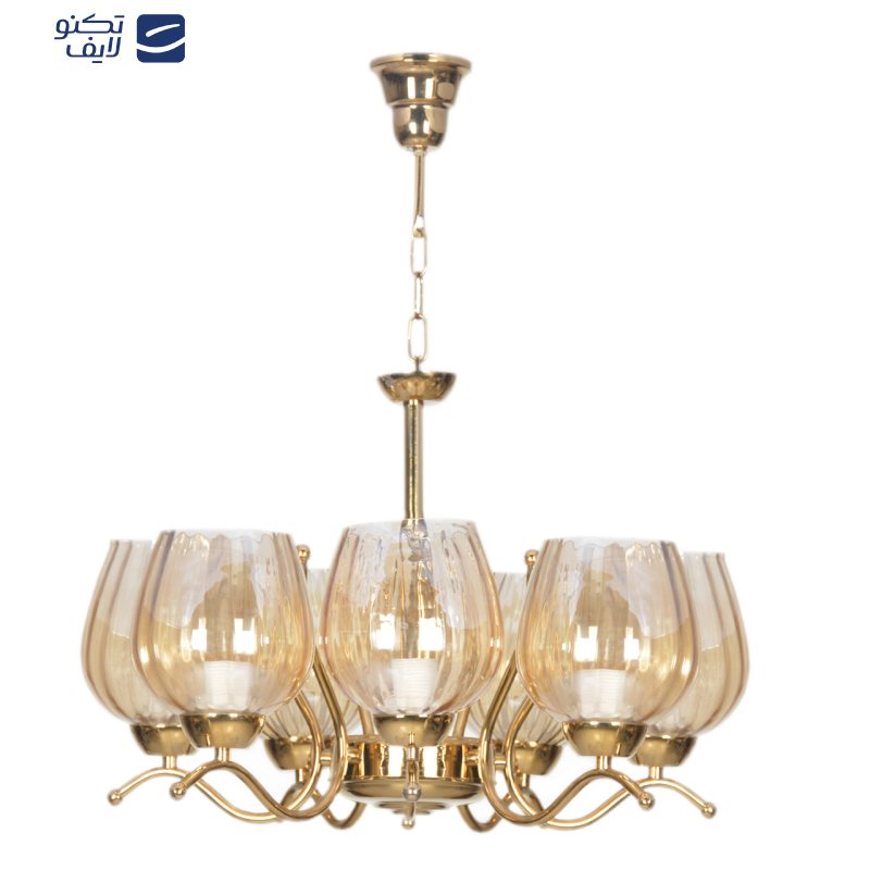 لوستر هفت شعله چشمه نور کد AB804/7
