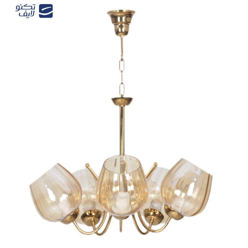 لوستر پنج شعله چشمه نور کد AB805/5 لوستر پنج شعله چشمه نور کد AB805/5