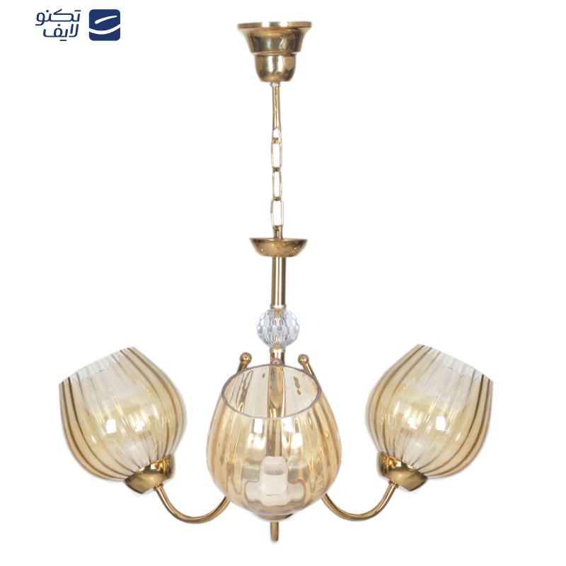 لوستر سه شعله چشمه نور کد AB807.3