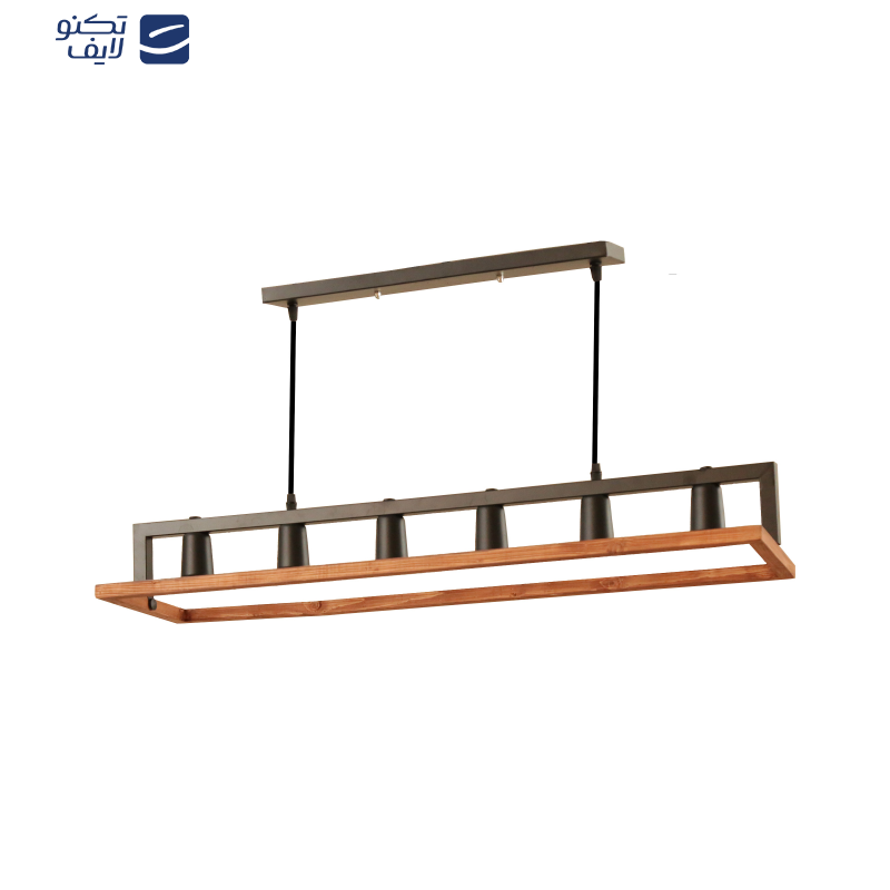لوستر شش شعله چشمه نور کد A1336/6-BK
