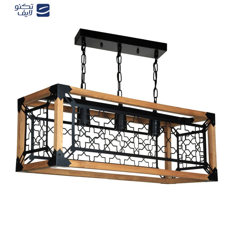 لوستر سه شعله چشمه نور کد 2233/3BK