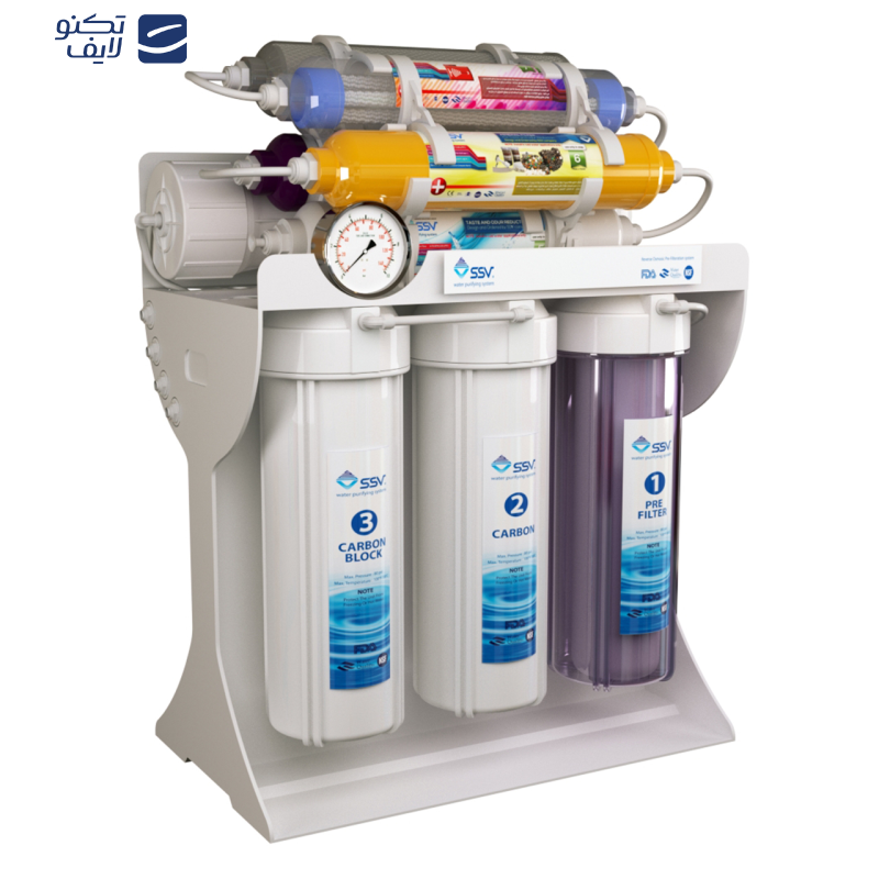 دستگاه تصفیه کننده آب اس اس وی مدل SuperPro 2W X900 به همراه شیر دوکاره