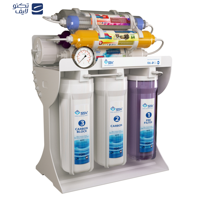 دستگاه تصفیه آب اس اس وی مدل MaxPro 2W X1000 به همراه شیر دوکاره دستگاه تصفیه آب اس اس وی مدل MaxPro 2W X1000 به همراه شیر دوکاره